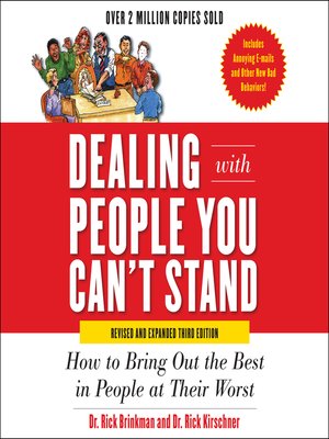 cover image of Dealing with People You Can't Stand